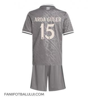 Real Madrid Arda Guler #15 Echipament de Fotbal Replică 2024-25 Copii Treilea (+ Șorturi)